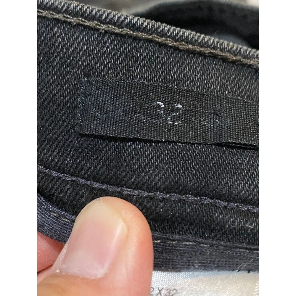 Banana Republic Mens Selvedge Denim Black Wash‎ Slim Jeans 32x32 673213-00